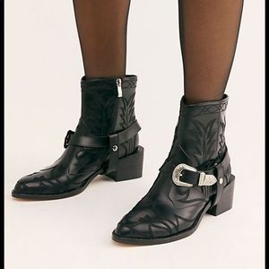 Free people Buckle Me Up Boots